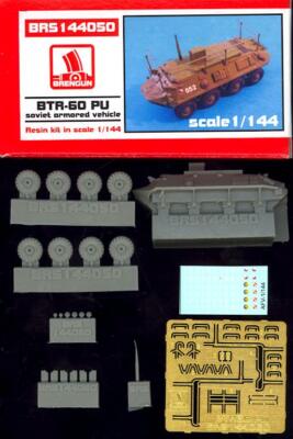 Brengun Models 1/144 SOVIET BTR-60 PU ARMORED PERSONNEL CARRIER Resin Model