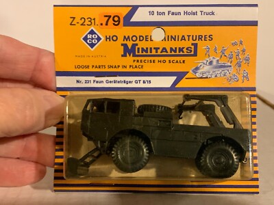 ROCO #Z-231 Faun 4x4 10 Ton Hoist Truck  ''Olive'' H.O. 1/87