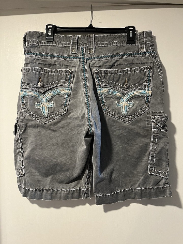 Rock revival men’s cargo shorts size 34 eBay