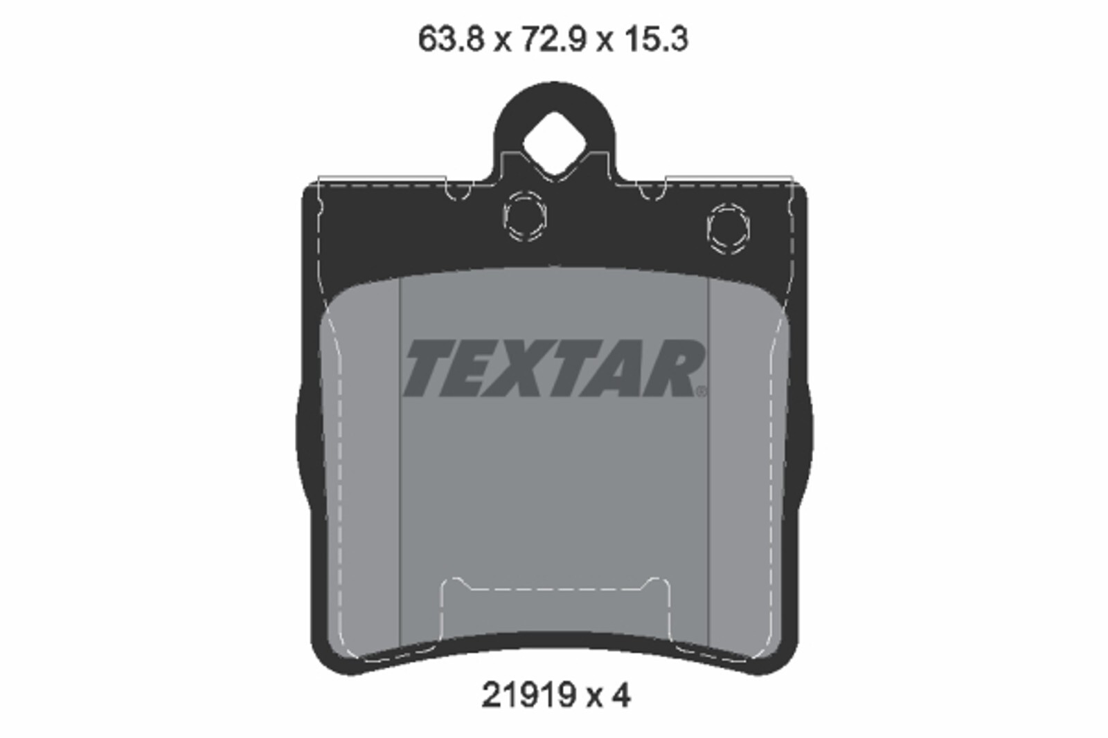 Plaquettes de frein DB T. W203 disque avant arrière pour Mercedes Classe C 2000-2007
