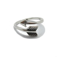Stylish Sterling Silver Ring Solid 925 Arrow Perfect Quality Handmade