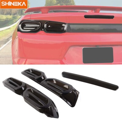 3X Rear Taillight 3rd High Lamp Decor Cover Trim Kit For Chevy Camaro 19+ Smoked