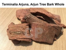 Arjuna Bark Whole Terminalia Arjuna, Arjun Tree Bark Whole 500gm 17.63 OZ .