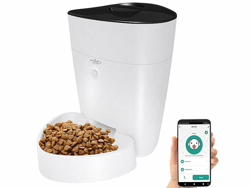 Distributeur de nourriture connecté contre le surpoids des chats et des chiens de petite taille