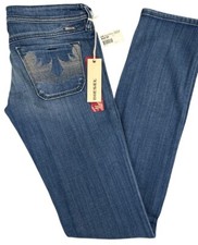 Diesel Jr Womens Lowky Jeans 1/25W NWT Made In Italy Stretch Denim Medium Wash