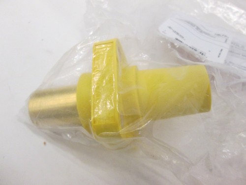 Hubbell, HBLFRY, Single Pole Female Receptacle, Yellow, New, Lot of 2 - Picture 3 of 4