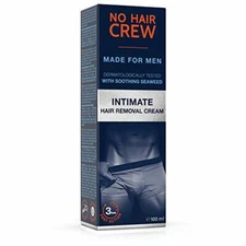 No Hair Crew Intimate/Private At Home Hair Removal Cream for  Assorted Sizes 