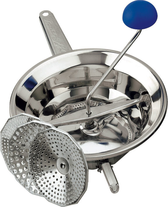 Passapomodoro Omac Emanuel 3 Acciaio Inox Ø 24 cm | 3 Filtri Made in Italy