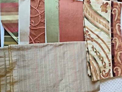 Autumn colors. Fabric Samples /Swatches (designer's)