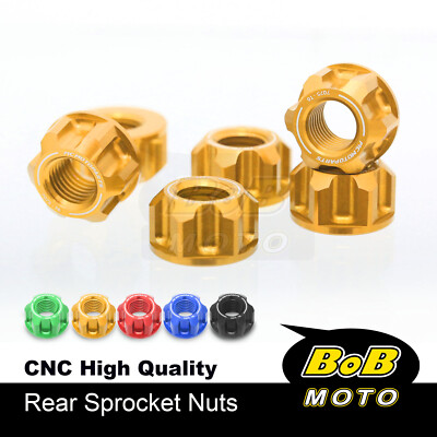 M8 Racing Rear Sprocket Nuts For Honda CBF 125 XLR125R VFR750F VFR800 FI RVF750