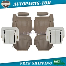 For 1999-2002 Chevrolet Silverado 1500 Front Seat Cover / Foam Cushion Med Tan