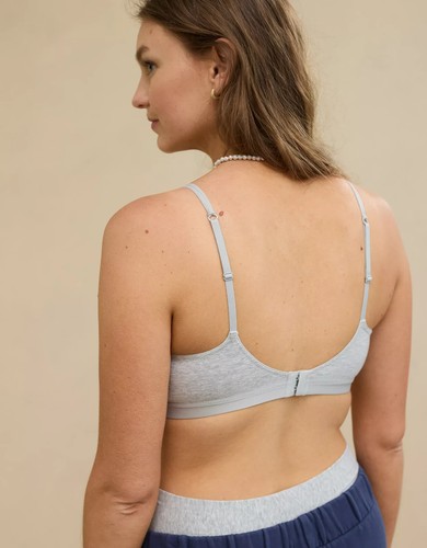 Bralette acanalado de algodón Superchill Real Good, bralette Aerie, - Imagen 50 de 59