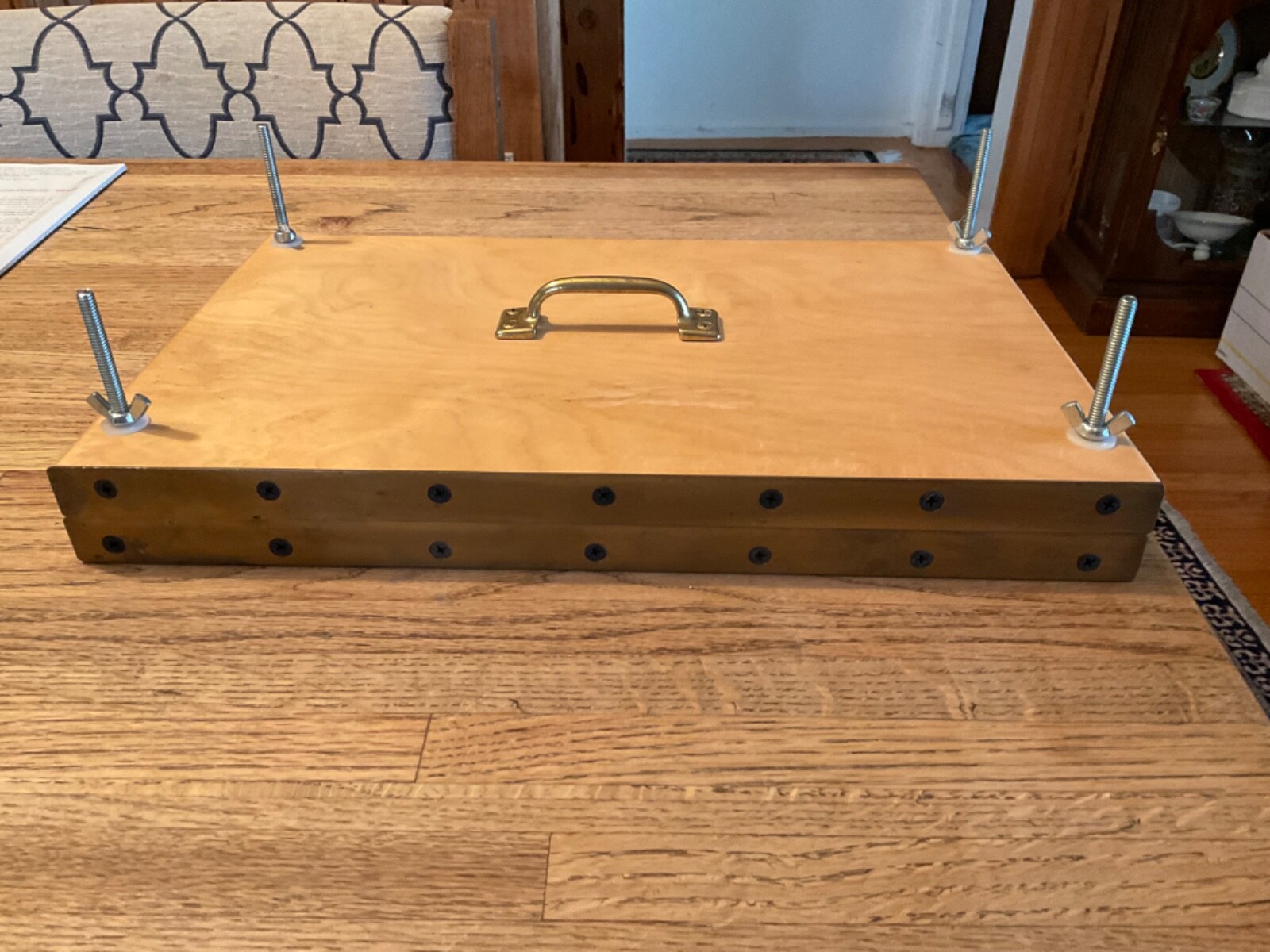 Wooden Book Press For Bookbinding eBay