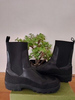 A.P.C. Black Sacha Chelsea Boots Size 44 EUR. 13 US | eBay