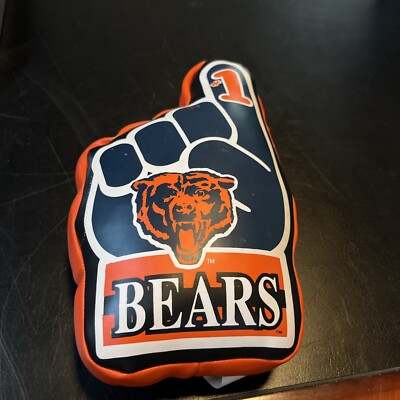 Vintage 1997 Chicago Bears #1 Foam Finger Plush NFL Good Stuff Official Tailgate