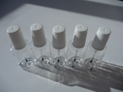 5 Stück Carsystem Pinselflaschen 20ml Bruchsicher Autolack Lackpoint Abfüllen !