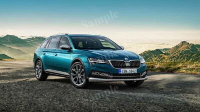 Skoda Superb Scout 2019 High Res Wall Decor Print Photo Poster
