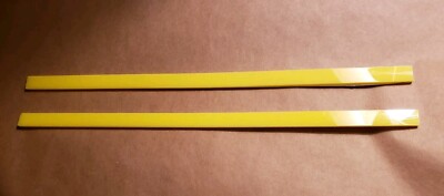 Super Chexx & Pro Bubble/Dome Hockey Side Board SET Yellow 13.5'' (2 Pieces)
