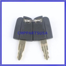 2pc Ignition Key For Caterpillar Heavy Equipment Parts, 2 Year Warranty
