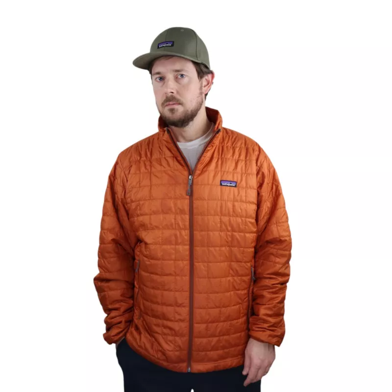 patagonia nano puff primaloft quilted full zip puffer coat jacket
