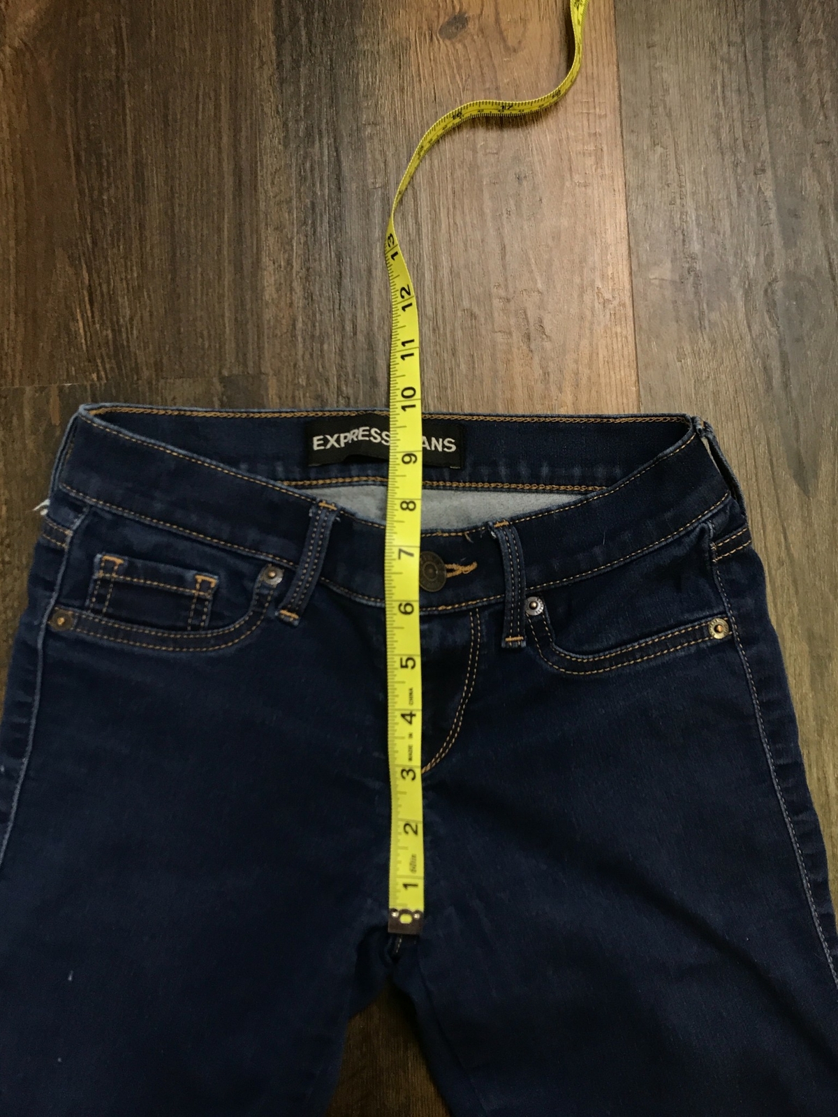 EXPRESS Legging Low Rise Extreme Stretch Blue Legging… Gem