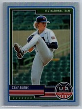 2023 panini stars & stripes baseball zane burns silver #23