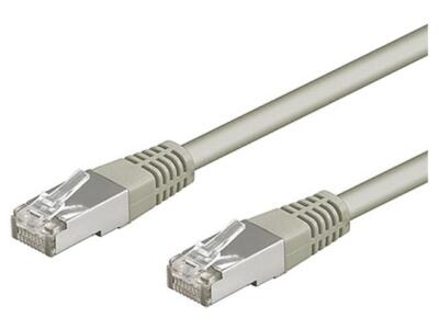 50877-Goo1 Patch cord SF/UTP 5e Line CCA PVC grau 15m 26AWG Goobay