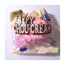 US Happy Chou Cream Puff Squishy pink design 