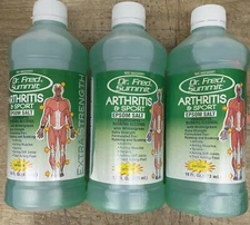 Dr. Fred Summit Epsom Salt Rubbing Alcohol Extra Strength 3 Pc X 16oz
