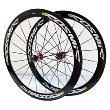 Cosmic Elite 700C 50mm Road Bicycle Wheelset V/C/Lap Brake Bike Clincher Wheels