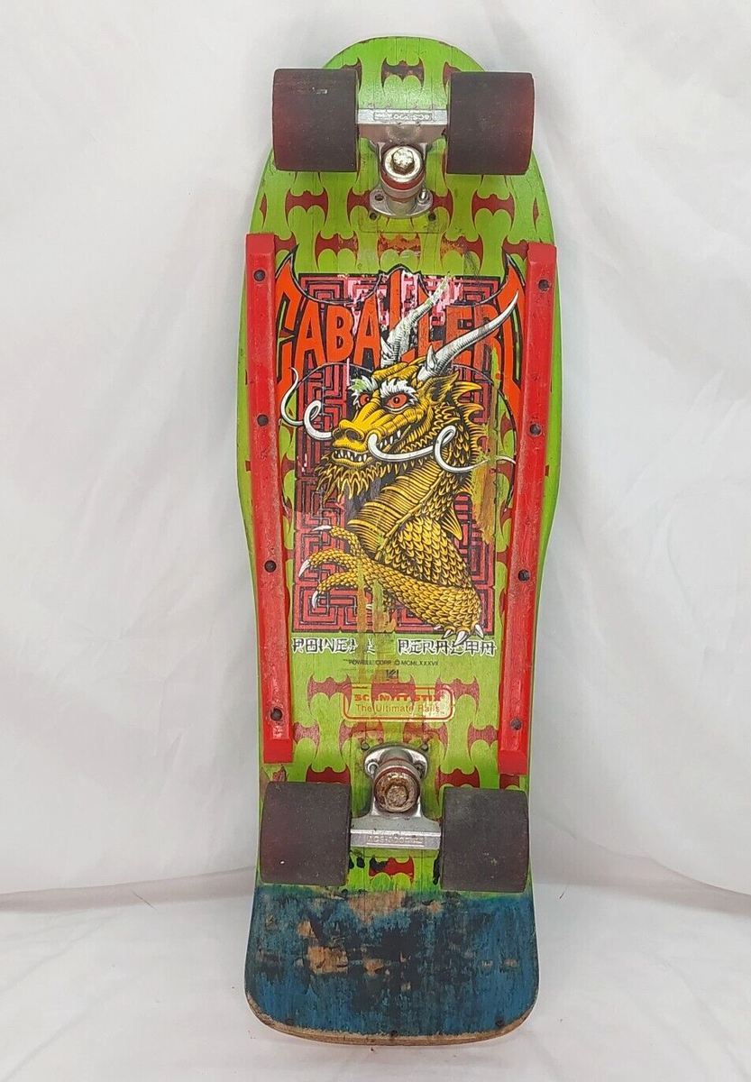 ★希少★スケボー★Vintage★ヴィンテージ★トラック★70s★ACS500★ Vintage Green Powell Peralta Caballero Dragon & Bats Skateboard