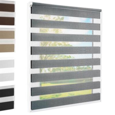 Doppelrollo Duo Rollo Klemmfix ohne Bohren Easyfix Fenster Klemmrollo blickdicht
