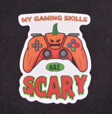 Colorful Gamers  Video Gaming Sticker 2.5" x 2" R 