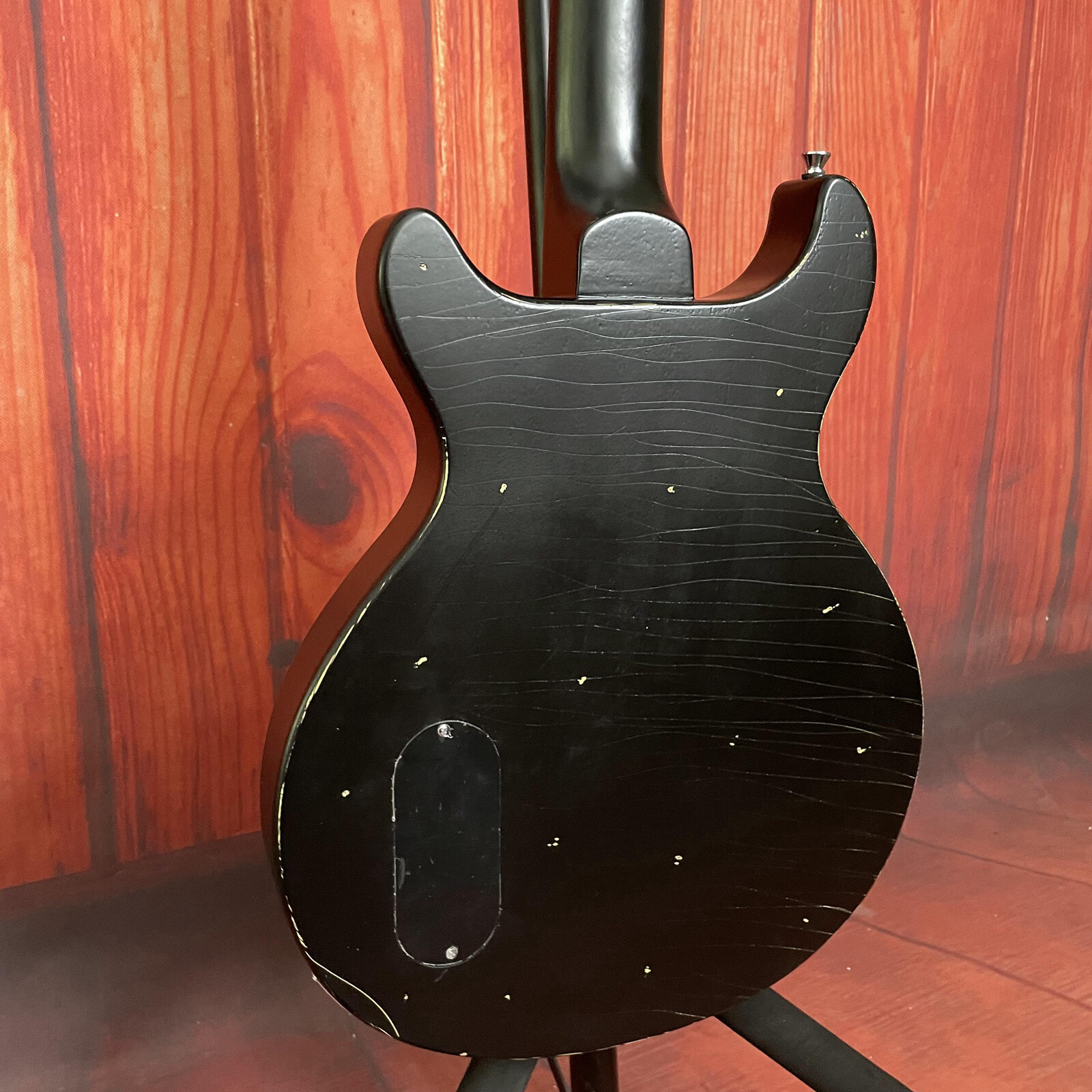 Junior Electric Guitar Vintage Relic Black Solid Body P90 Pickup Free Ship eBay