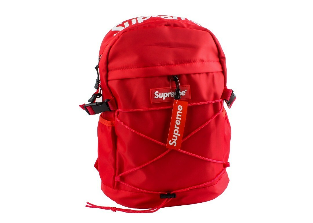 supreme backpack fw18 red