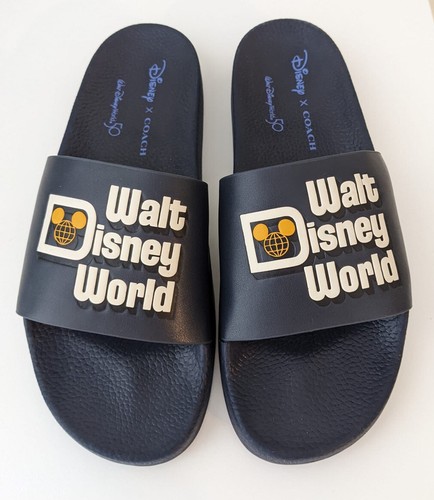coach fuzzy slides