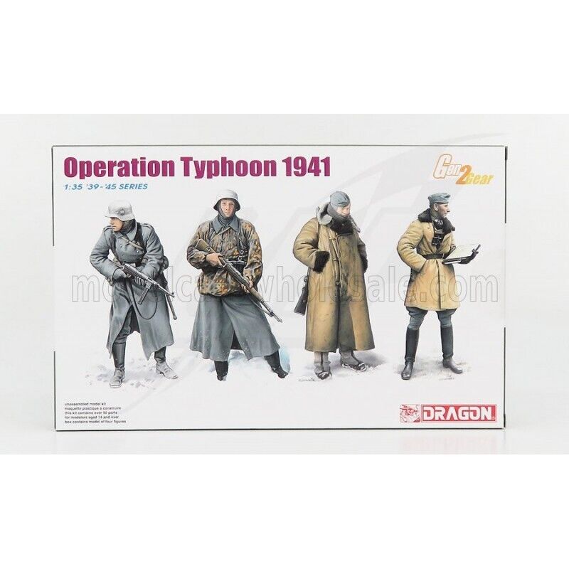 DRAGON ARMOR FIGURES SOLDIERS - SOLDIERS OPERATION TYPHOON MILITARY 1941 / 1