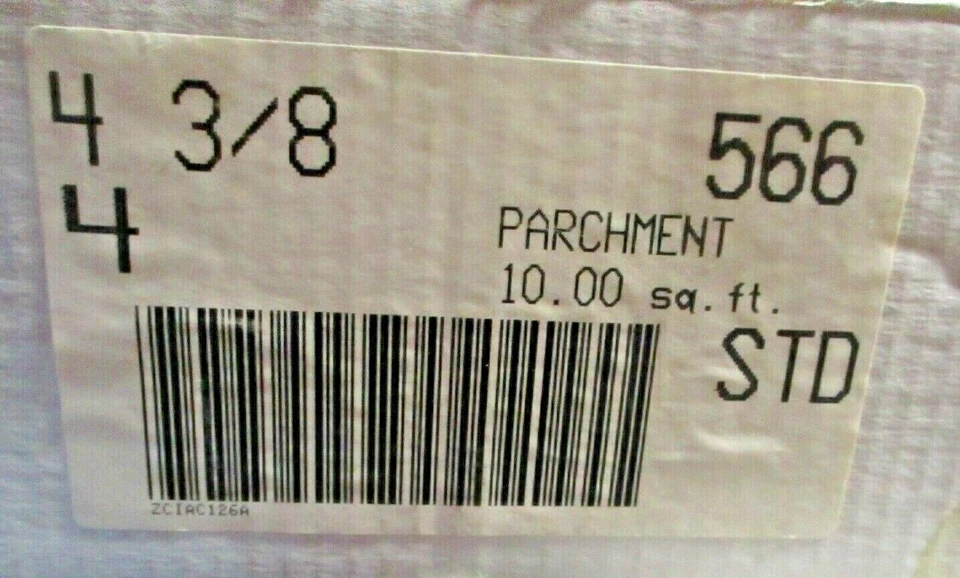 1 azulejo de pared Florida EE. UU. FT 4-3/8" cuadrado años 80 cerámica brillante pergamino beige vintage Foto 3 de 4