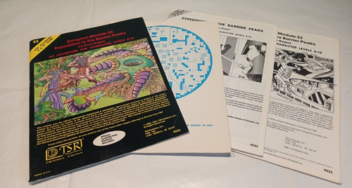 EXPEDITION OFBARRIER PEAKS - Advanced Dungeons Dragons AD&D S3