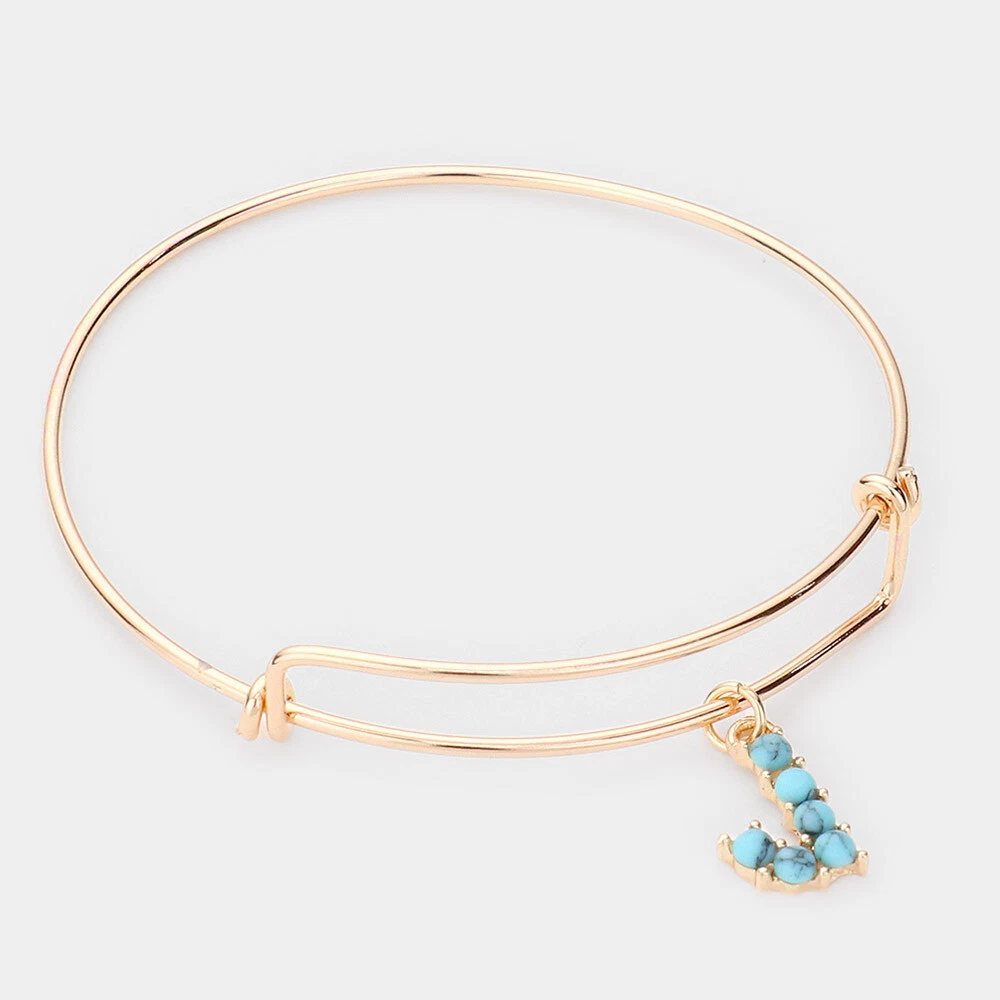 J outlet initial bracelet