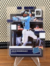 Julio Rodriguez 2022 Panini Chronicles Clearly Donruss Rated Rookie #72