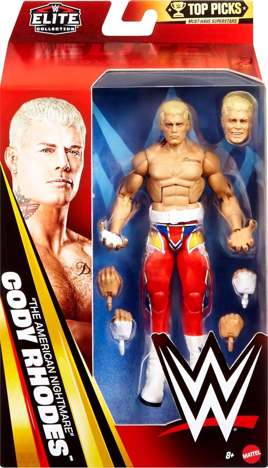 WWE Elite Collection The American Nightmare Cody Rhodes Top Picks (Box Damaged)