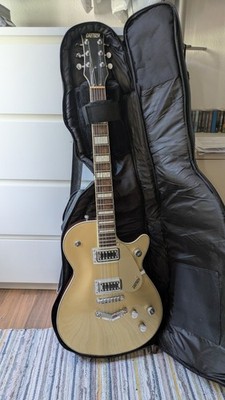 Gretsch Electromatic Pro Jet G5220 Gitarre Gold mit Gigbag