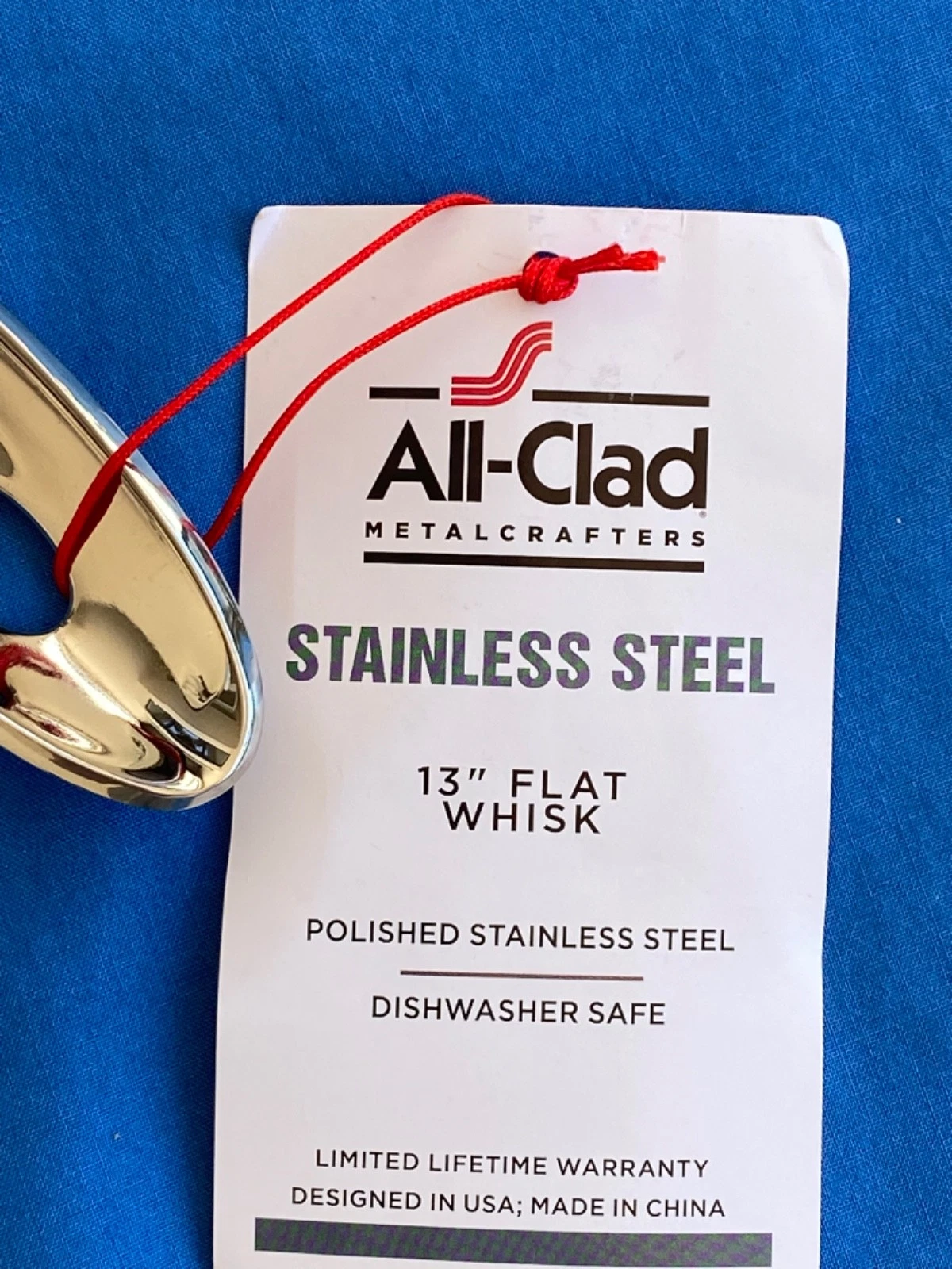 ALL-CLAD 13" FLAT WHISK*Stainless Steel* NWT
Opens in a new window or tab