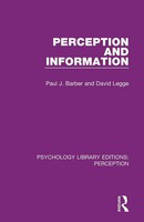 Paul J. Barber (U. A.) | Perception And Information | Taschenbuch | Englisch