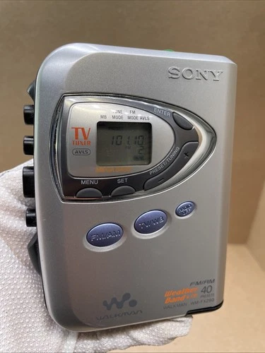 Vintage Sony Walkman WM-FX290 Cassette Tape Player -Tape not playing. Parts Only