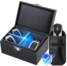 Faraday Box for Car Keys, Key Fob Signal Blocker Rfid Box for Car Keys, Farad...