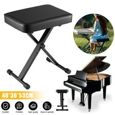 Piano Stool Height Adjustable Piano Chair X-Design Folding Classic for Musicians