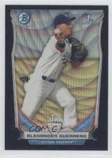 2014 Bowman Prospects Chrome Black Wave Refractor Alex Guerrero Alexander 2f9