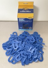 Vitrex 200Pcs Horseshoe Shim Tile Spacers Wall Floor Tile Plastic 1.5mm Blue